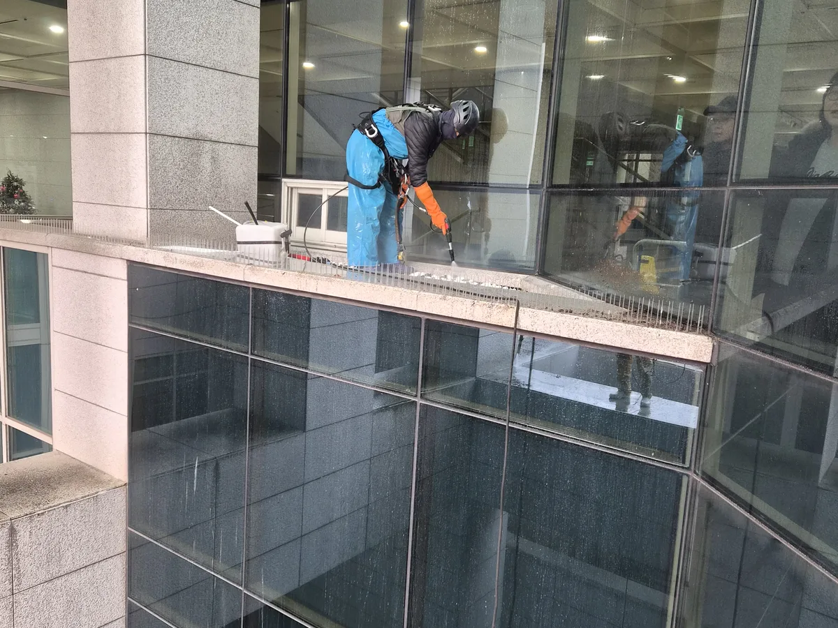 하남시 감북동 건물 복도·대기 동선 야간 위생청소 사례 - 행진크린